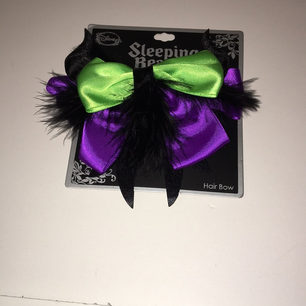 Maleficent hair bow